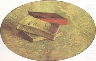 Vincent Van Gogh Still Life wtih Three Books (nn04) china oil painting image